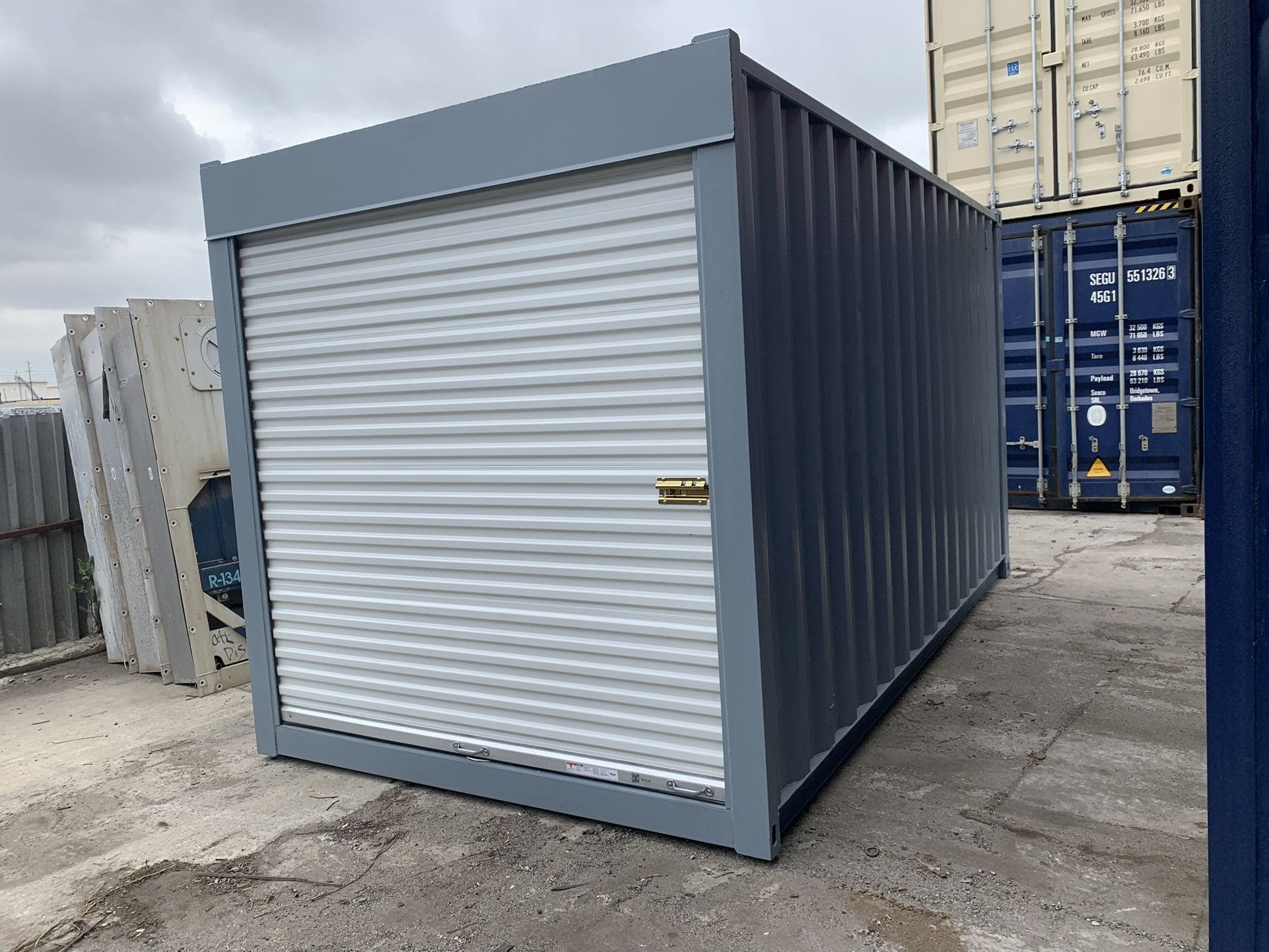 16ft Garage Door Containers